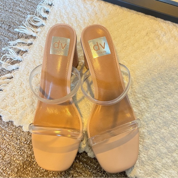Dolce Vita Clear Strap Heels - Picture 3 of 5
